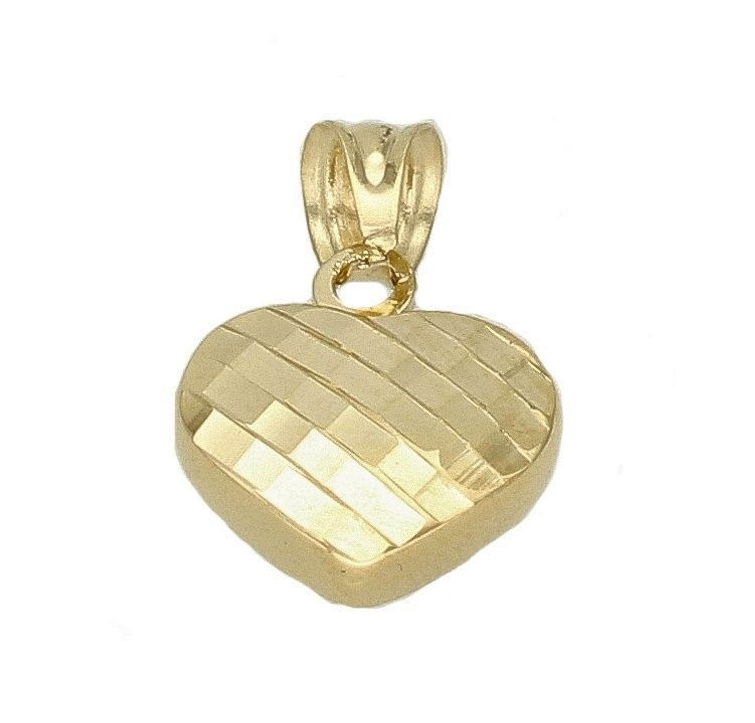 Złota zawieszka 585 grawerowane serduszko ZA 7034A. Złota zawieszka serce. Złota zawieszka damska serce. Złota zawieszka damska grawerow.jpg